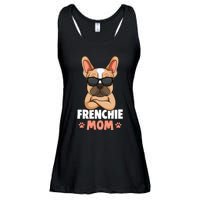 Frenchie Mom French Bulldog Dog Ladies Essential Flowy Tank