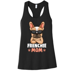 Frenchie Mom French Bulldog Dog Women's Racerback Tank