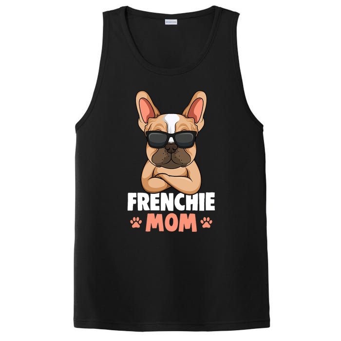 Frenchie Mom French Bulldog Dog PosiCharge Competitor Tank