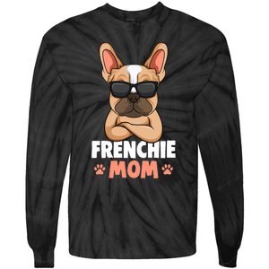 Frenchie Mom French Bulldog Dog Tie-Dye Long Sleeve Shirt