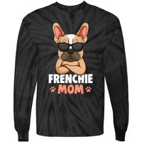 Frenchie Mom French Bulldog Dog Tie-Dye Long Sleeve Shirt