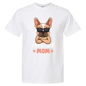 Frenchie Mom French Bulldog Dog Garment-Dyed Heavyweight T-Shirt