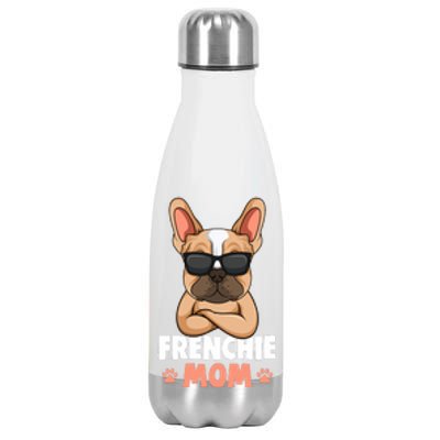 Frenchie Mom French Bulldog Dog Stainless Steel Insulated Water Bottle