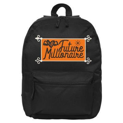 Future Millionaire 16 in Basic Backpack