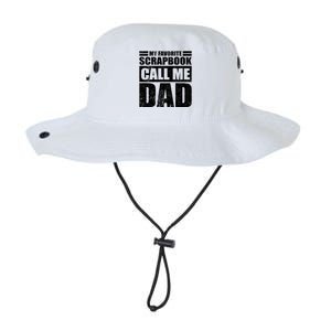 Funny My Favorite Scrapbook Calls Me Dad Father's Day Funny Gift Legacy Cool Fit Booney Bucket Hat