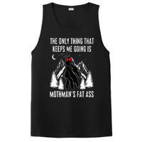 Funny Mothman Fat Ass Vintage Cryptid Funny Mothman Meme PosiCharge Competitor Tank