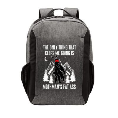Funny Mothman Fat Ass Vintage Cryptid Funny Mothman Meme Vector Backpack