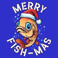 Funny Merry Fishmas Christmas Fish Great Gift Bag