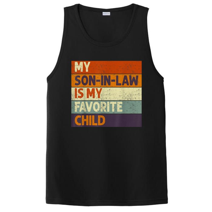 Funny Mothers Fathers Day My Son In Law Is My Favorite Child PosiCharge Competitor Tank