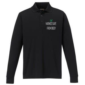 Funny Markedsafe Fromdiddy Performance Long Sleeve Polo