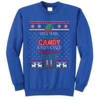 Four Main Food Groups Elf Buddy Christmas Pajama Ugly Funny Gift Tall Sweatshirt