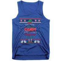 Four Main Food Groups Elf Buddy Christmas Pajama Ugly Funny Gift Tank Top