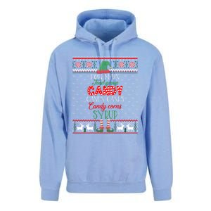 Four Main Food Groups Elf Buddy Christmas Pajama Ugly Funny Gift Unisex Surf Hoodie