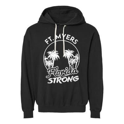 Ft. Myers Florida Strong Community Support Garment-Dyed Fleece Hoodie