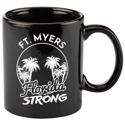 Ft. Myers Florida Strong Community Support 11oz C Handle Ceramic Mug