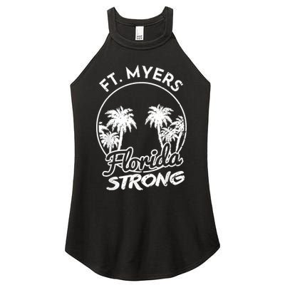 Ft. Myers Florida Strong Community Support Women's Perfect Tri Rocker Tank