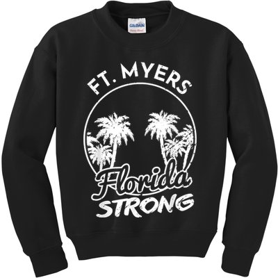 Ft. Myers Florida Strong Community Support Kids Sweatshirt