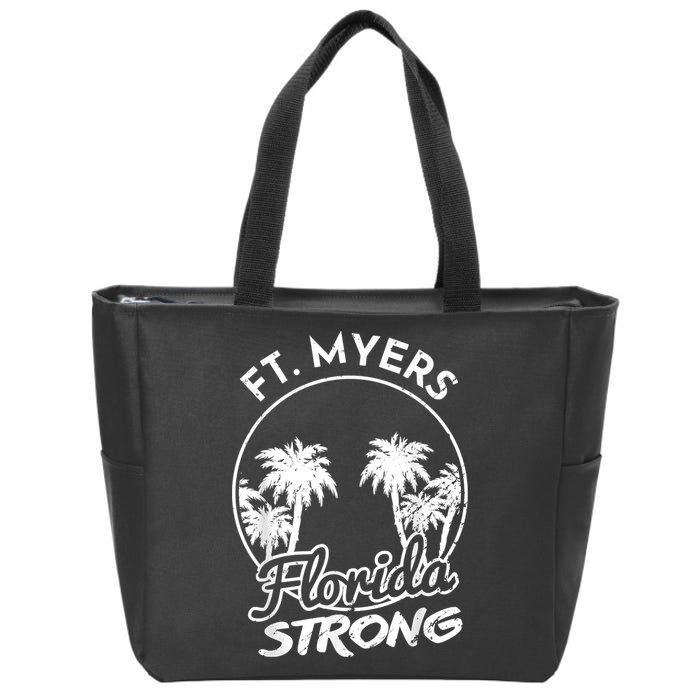 Ft. Myers Florida Strong Community Support Zip Tote Bag