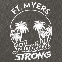 Ft. Myers Florida Strong Community Support Cotton Canvas Backpack