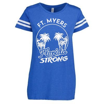 Ft. Myers Florida Strong Community Support Enza Ladies Jersey Football T-Shirt