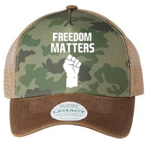 Freedom Matters Fist Legacy Tie Dye Trucker Hat