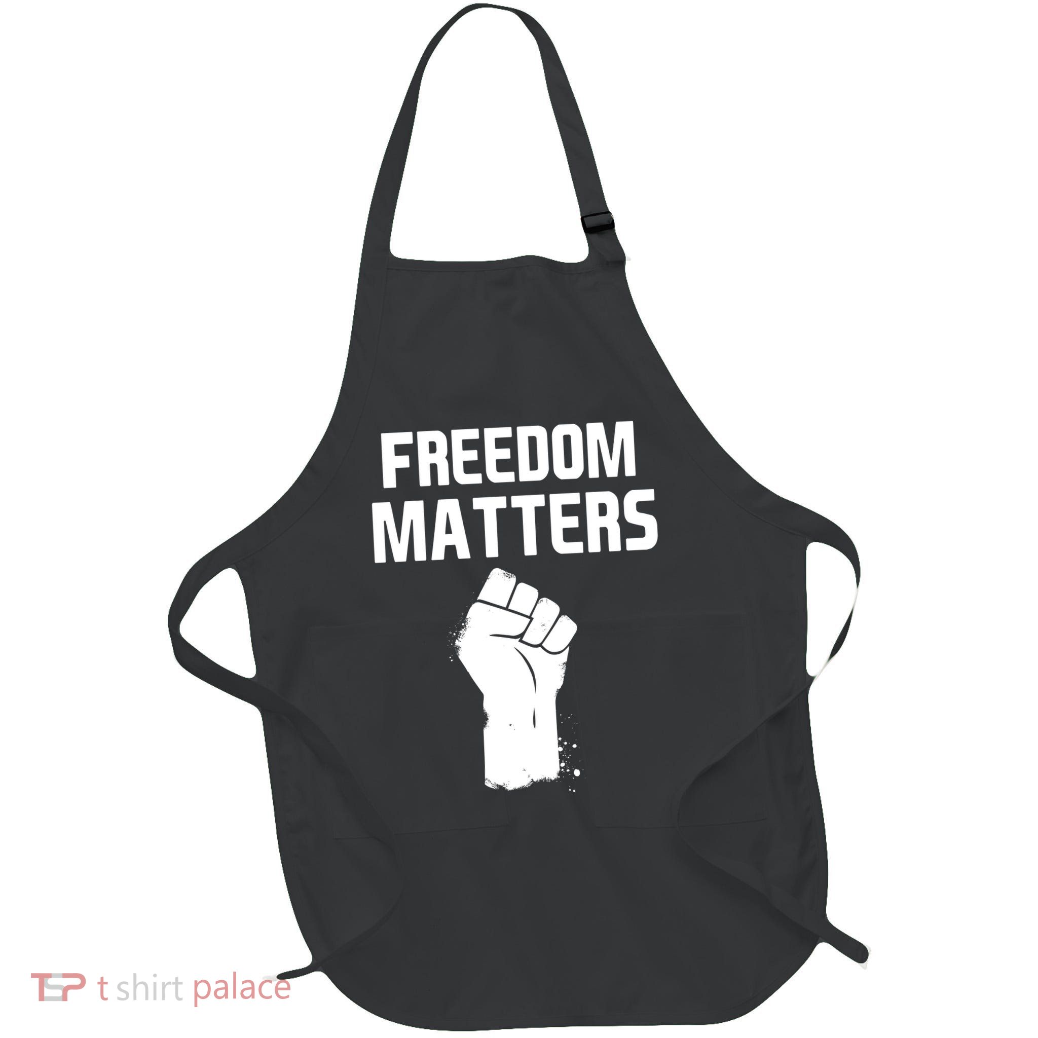 Freedom Matters Fist Full-Length Apron With Pockets