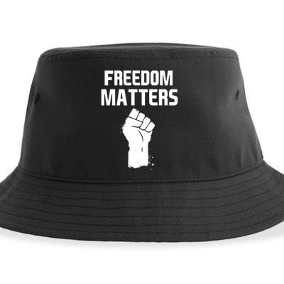 Freedom Matters Fist Sustainable Bucket Hat