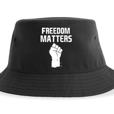 Freedom Matters Fist Sustainable Bucket Hat