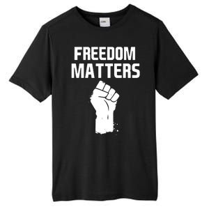 Freedom Matters Fist Tall Fusion ChromaSoft Performance T-Shirt