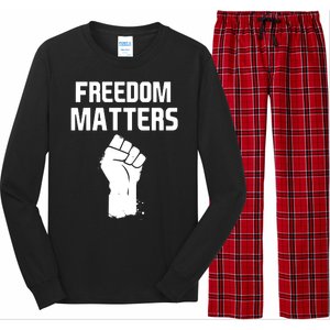 Freedom Matters Fist Long Sleeve Pajama Set