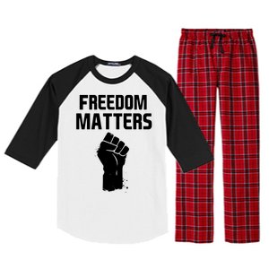 Freedom Matters Fist Raglan Sleeve Pajama Set