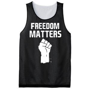 Freedom Matters Fist Mesh Reversible Basketball Jersey Tank