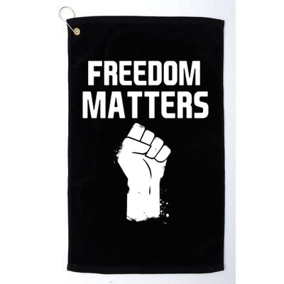 Freedom Matters Fist Golf Towel