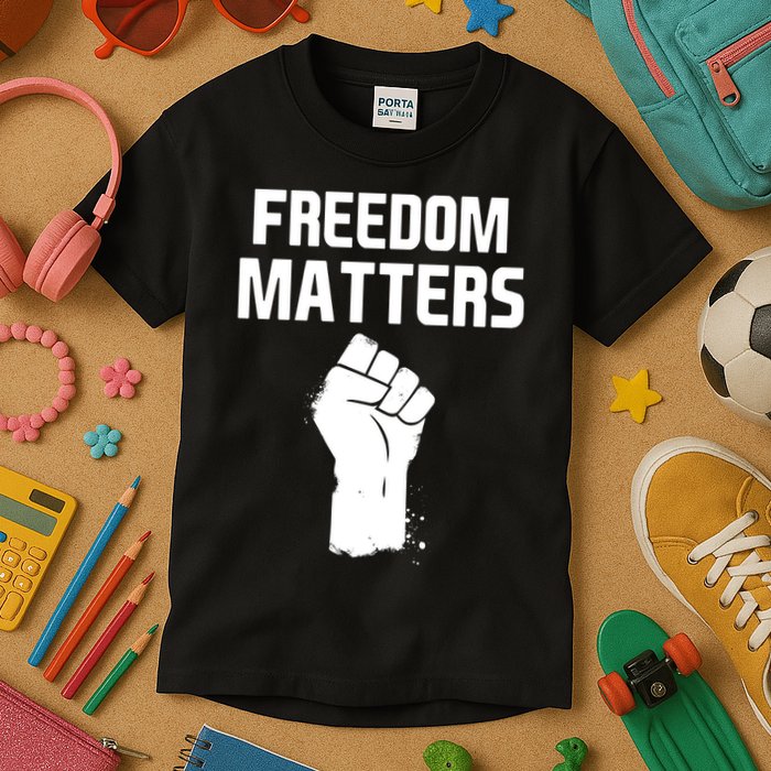 Freedom Matters Fist Kids T-Shirt
