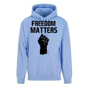 Freedom Matters Fist Unisex Surf Hoodie