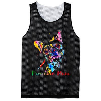 Frenchie Mom French Bulldog Dog Lovers Mothers Day Mesh Reversible Basketball Jersey Tank