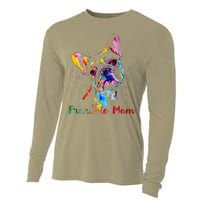 Frenchie Mom French Bulldog Dog Lovers Mothers Day Cooling Performance Long Sleeve Crew