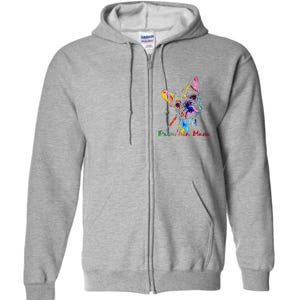 Frenchie Mom French Bulldog Dog Lovers Mothers Day Full Zip Hoodie