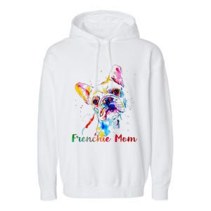 Frenchie Mom French Bulldog Dog Lovers Mothers Day Garment-Dyed Fleece Hoodie