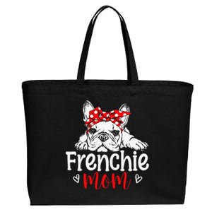 Frenchie Mom French Bulldog Dog Owner Mothers Day Cotton Canvas Jumbo Tote