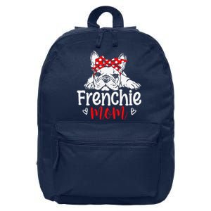 Frenchie Mom French Bulldog Dog Owner Mothers Day 16 in Basic Backpack