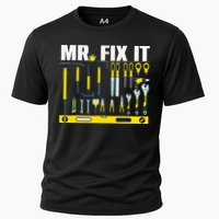 Funny Mr. Fix It Art For DIY Handyman  Repairman Lovers  Cooling Performance Crew T-Shirt