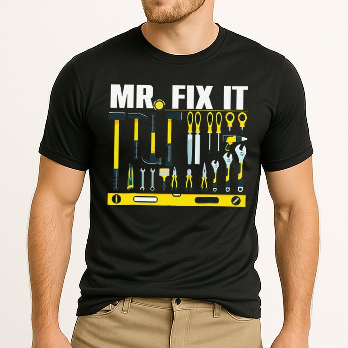 Funny Mr. Fix It Art For DIY Handyman  Repairman Lovers  Cooling Performance Crew T-Shirt