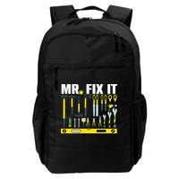 Funny Mr. Fix It Art For DIY Handyman  Repairman Lovers  Backpack