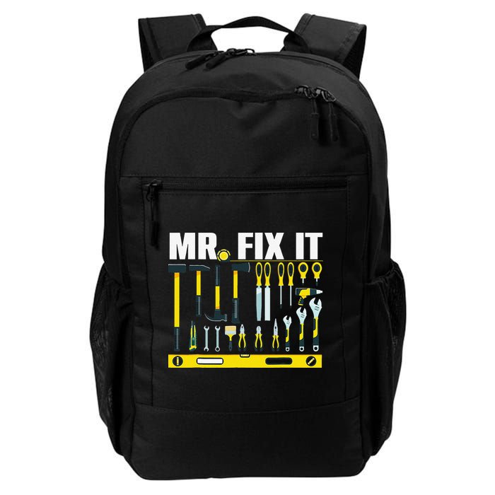 Funny Mr. Fix It Art For DIY Handyman  Repairman Lovers  Backpack