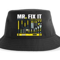 Funny Mr. Fix It Art For DIY Handyman  Repairman Lovers  Sustainable Bucket Hat
