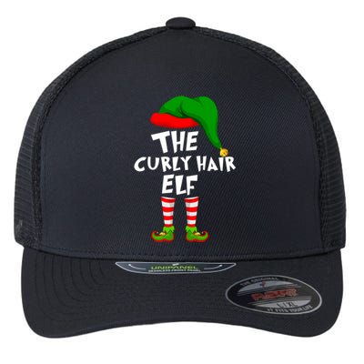 Funny Matching Family Christmas The Curly Hair Elf Cool Gift Flexfit Unipanel Trucker Cap