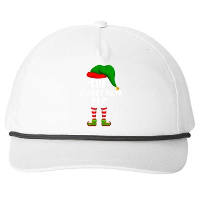 Funny Matching Family Christmas The Curly Hair Elf Cool Gift Snapback Five-Panel Rope Hat