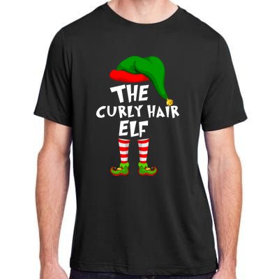 Funny Matching Family Christmas The Curly Hair Elf Cool Gift Adult ChromaSoft Performance T-Shirt