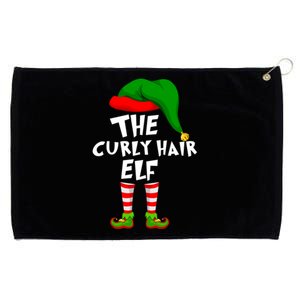 Funny Matching Family Christmas The Curly Hair Elf Cool Gift Grommeted Golf Towel